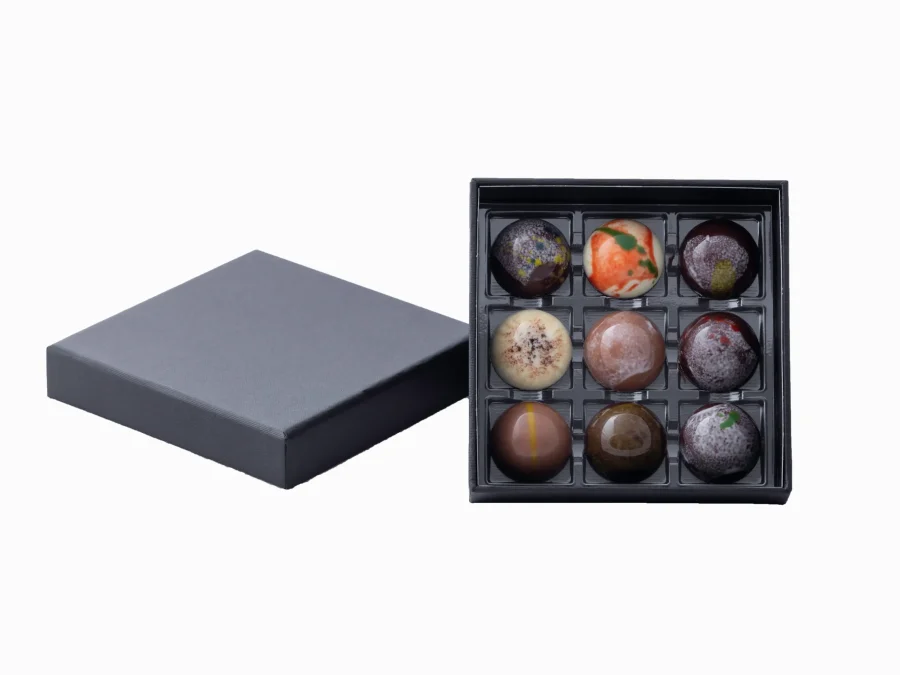 Doosje pralines (9 stuks)